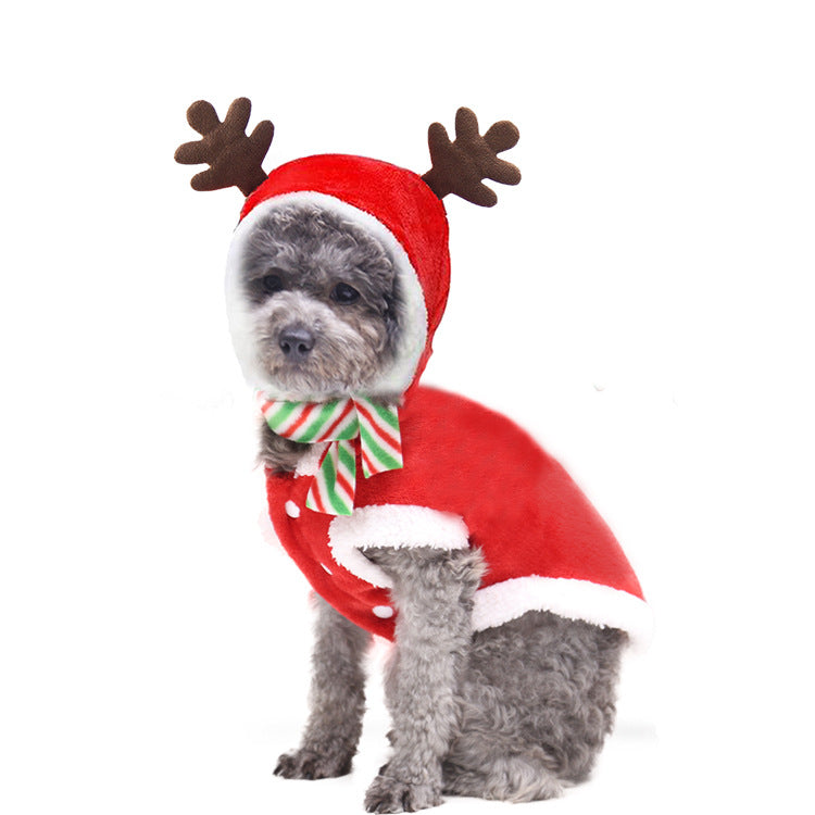 Christmas Poppy Dog Costume Santa Elk Winter  Tree Lovely Deer Sweater