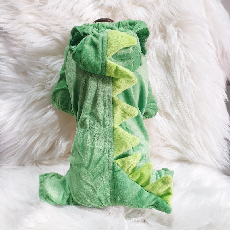 Dinosaur Dog Halloween Costume Pet Dino Hoodie