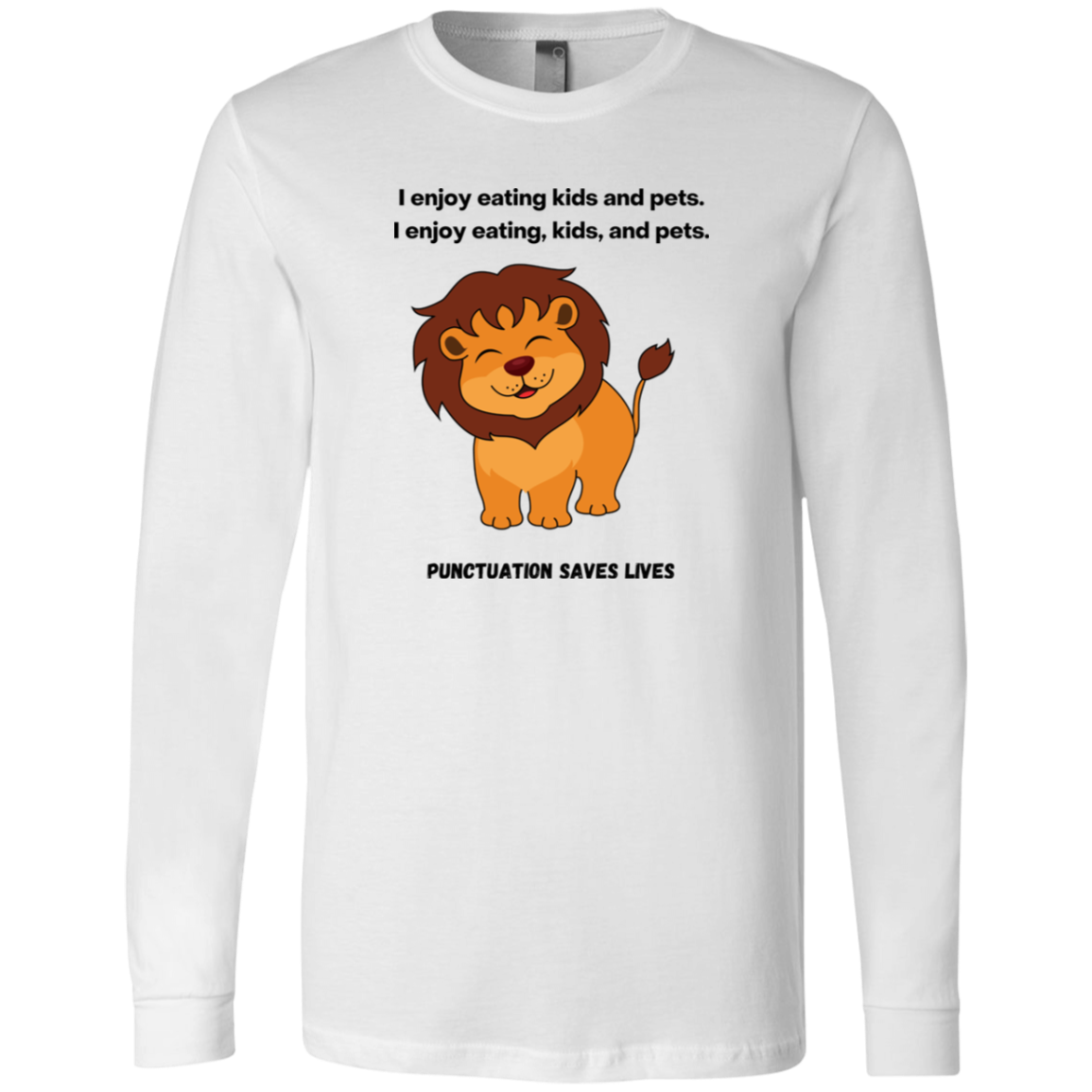 Humorous Jersey LS T-Shirt for Male Teachers