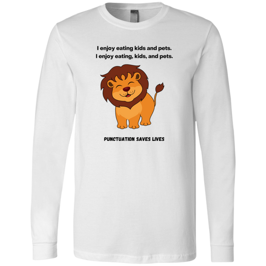 Humorous Jersey LS T-Shirt for Male Teachers