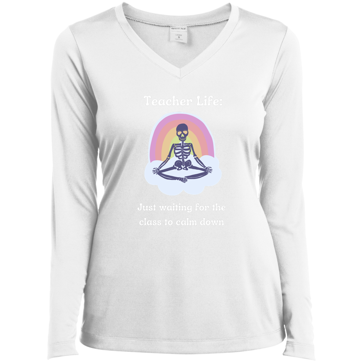 LST353LS Ladies’ Long Sleeve Performance V-Neck Tee