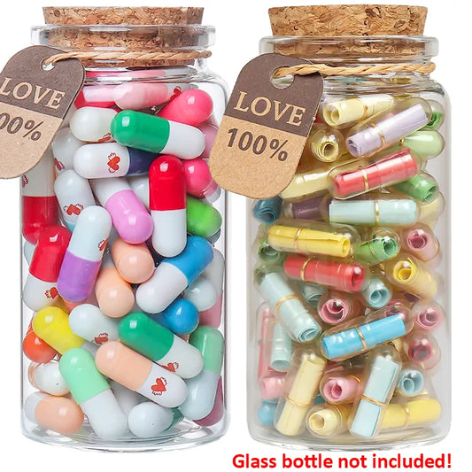 DIY Message Capsule Love Letters Message in a Bottle Glass