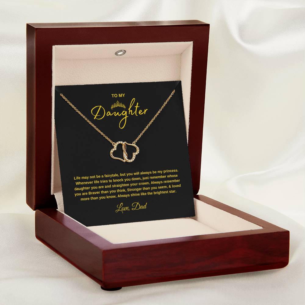 Everlasting Love Necklace Gift with Message Card Gift  for Daughters