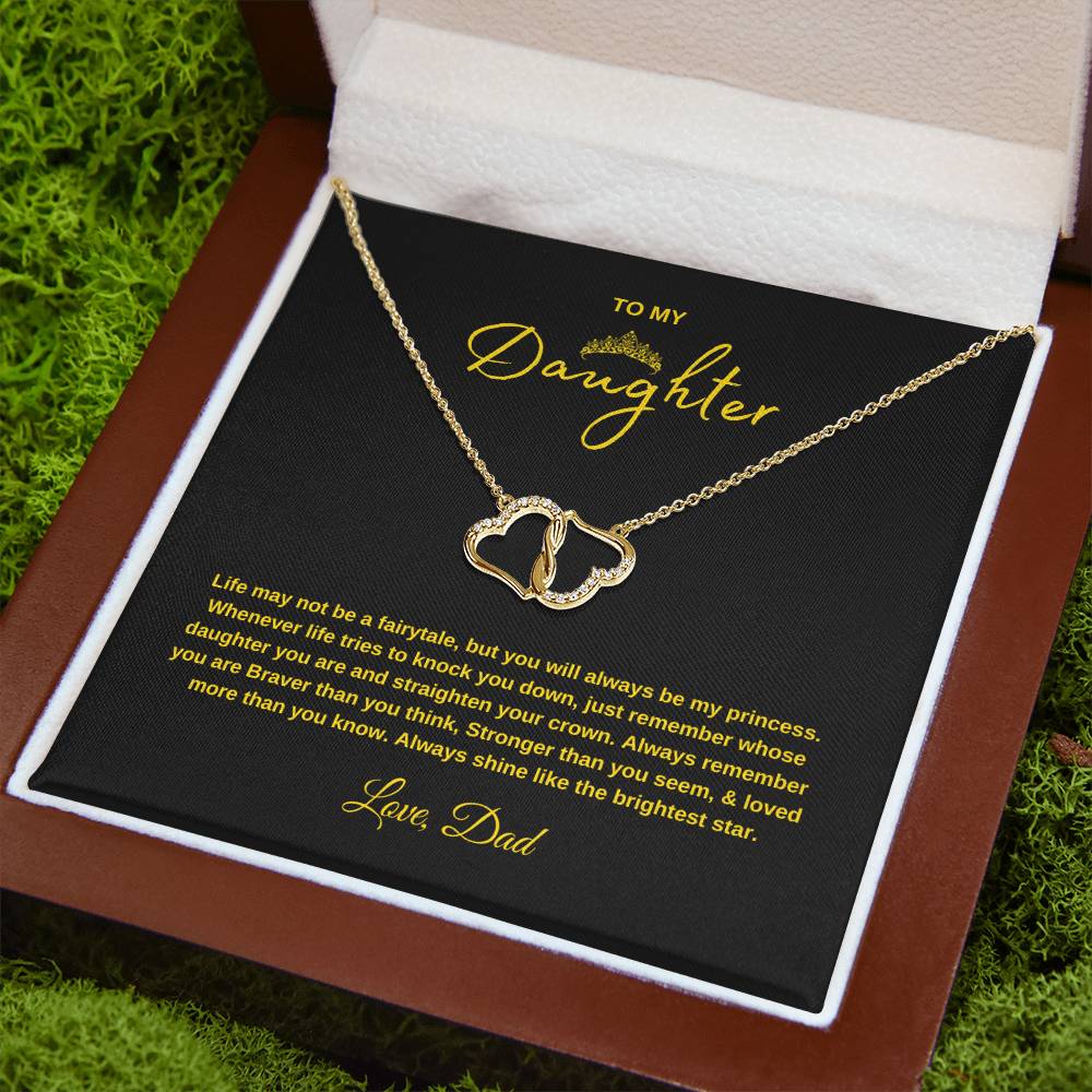 Everlasting Love Necklace Gift with Message Card Gift  for Daughters