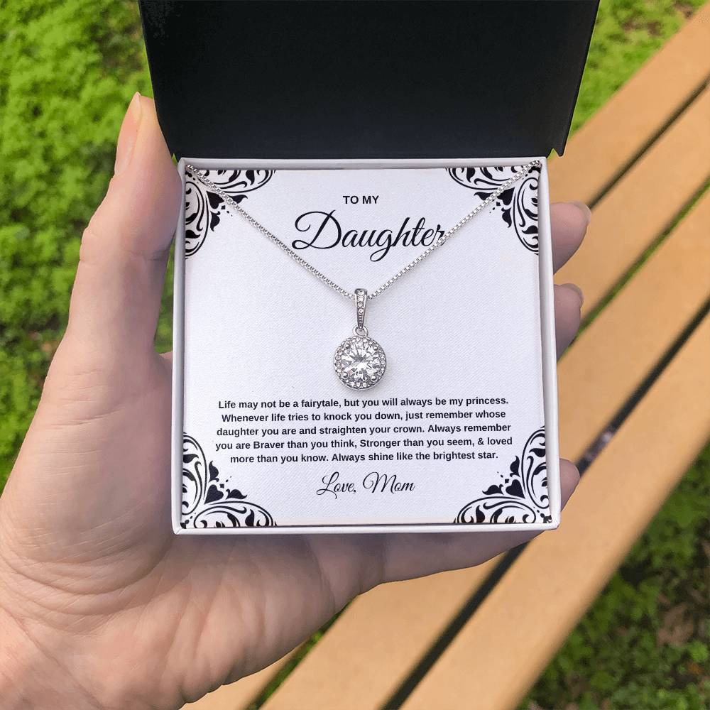 Eternal Hope Necklace Gift with Message Card for Daughters