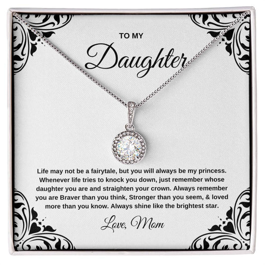 Eternal Hope Necklace Gift with Message Card for Daughters