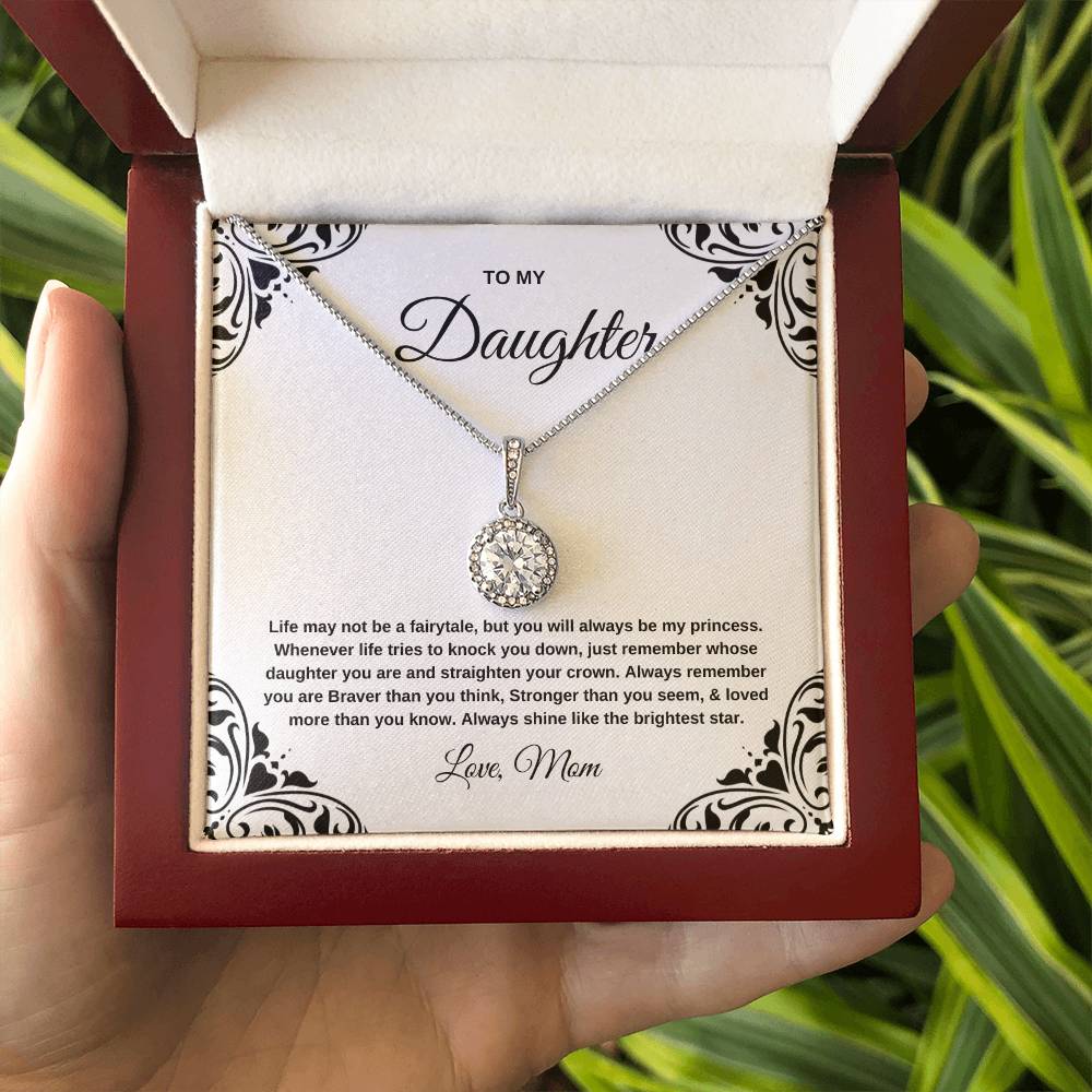 Eternal Hope Necklace Gift with Message Card for Daughters