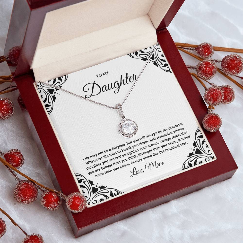 Eternal Hope Necklace Gift with Message Card for Daughters