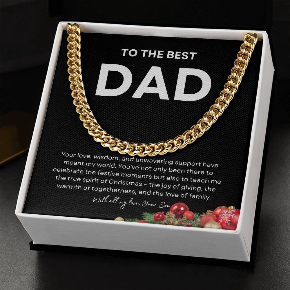 Cuban Link Chain - The Perfect Gift for Men and Dad