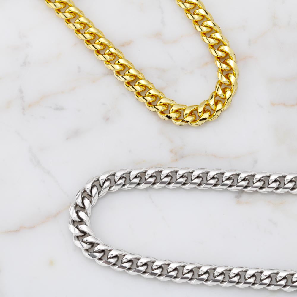 Cuban Link Chain - The Perfect Gift for Men and Dad