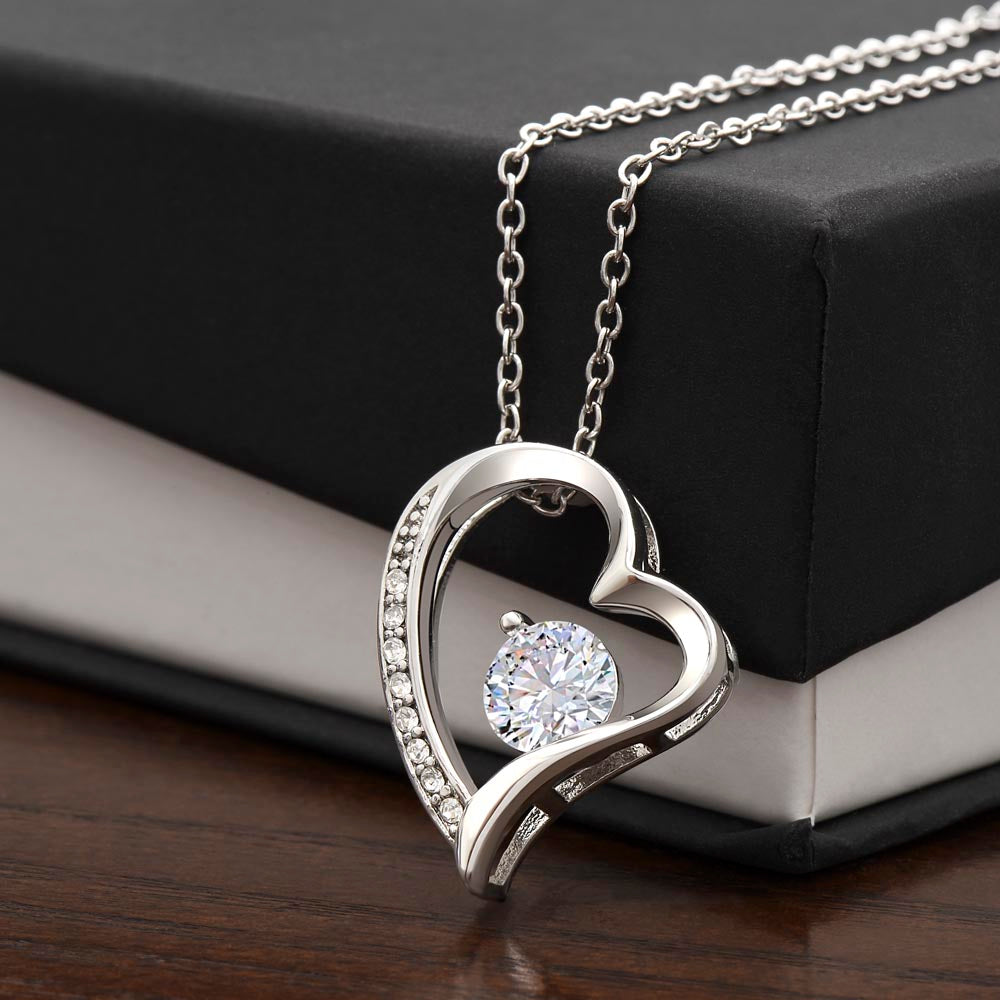 Forever Love Necklace Gift with Message Card for Daughters