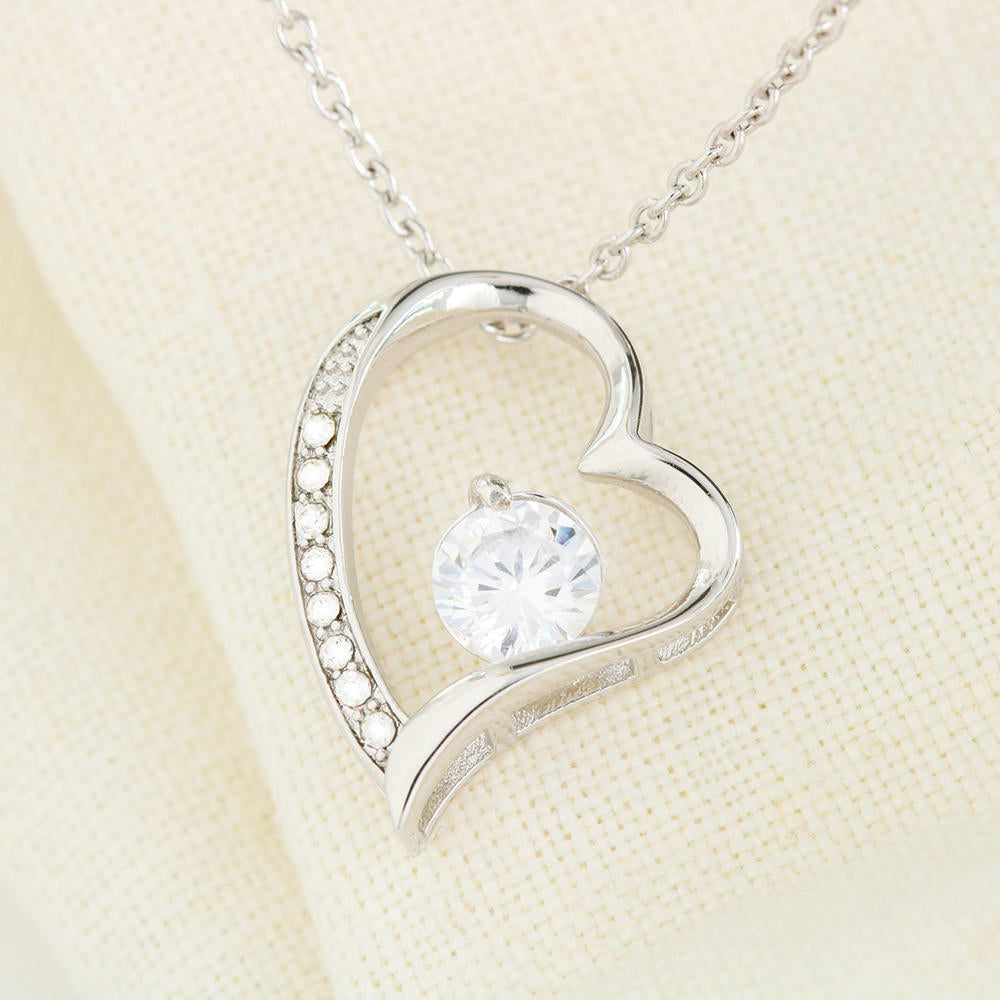 Forever Love Necklace Gift with Message Card for Daughters