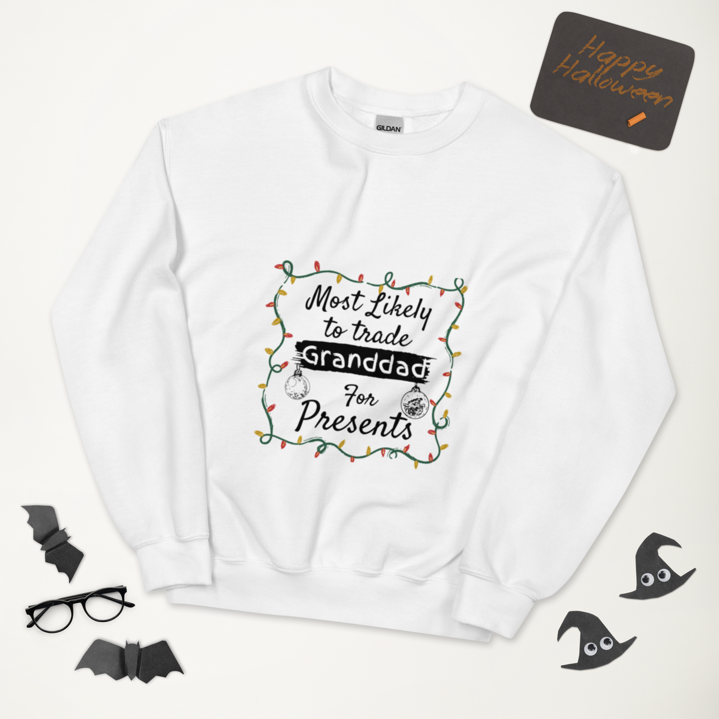 Unisex Sweatshirt Christmas Present Gift for Granddad