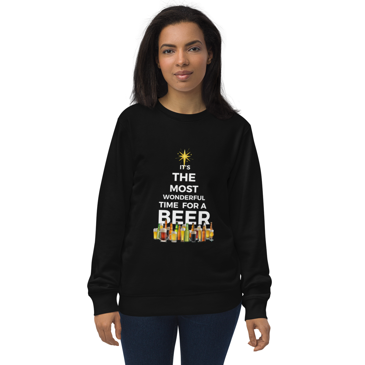 Unisex Organic Sweatshirt Christmas Sweatshirt Gift for Men and Women