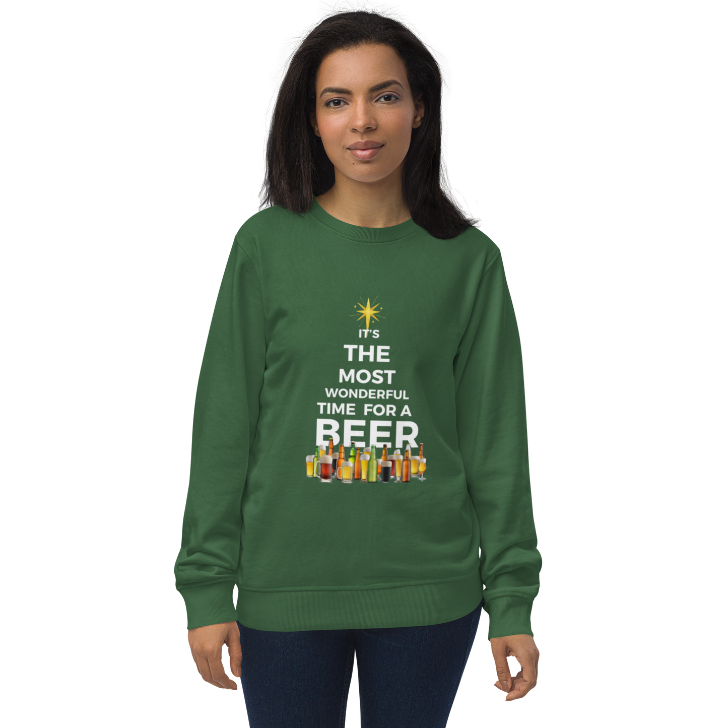 Unisex Organic Sweatshirt Christmas Sweatshirt Gift for Men and Women