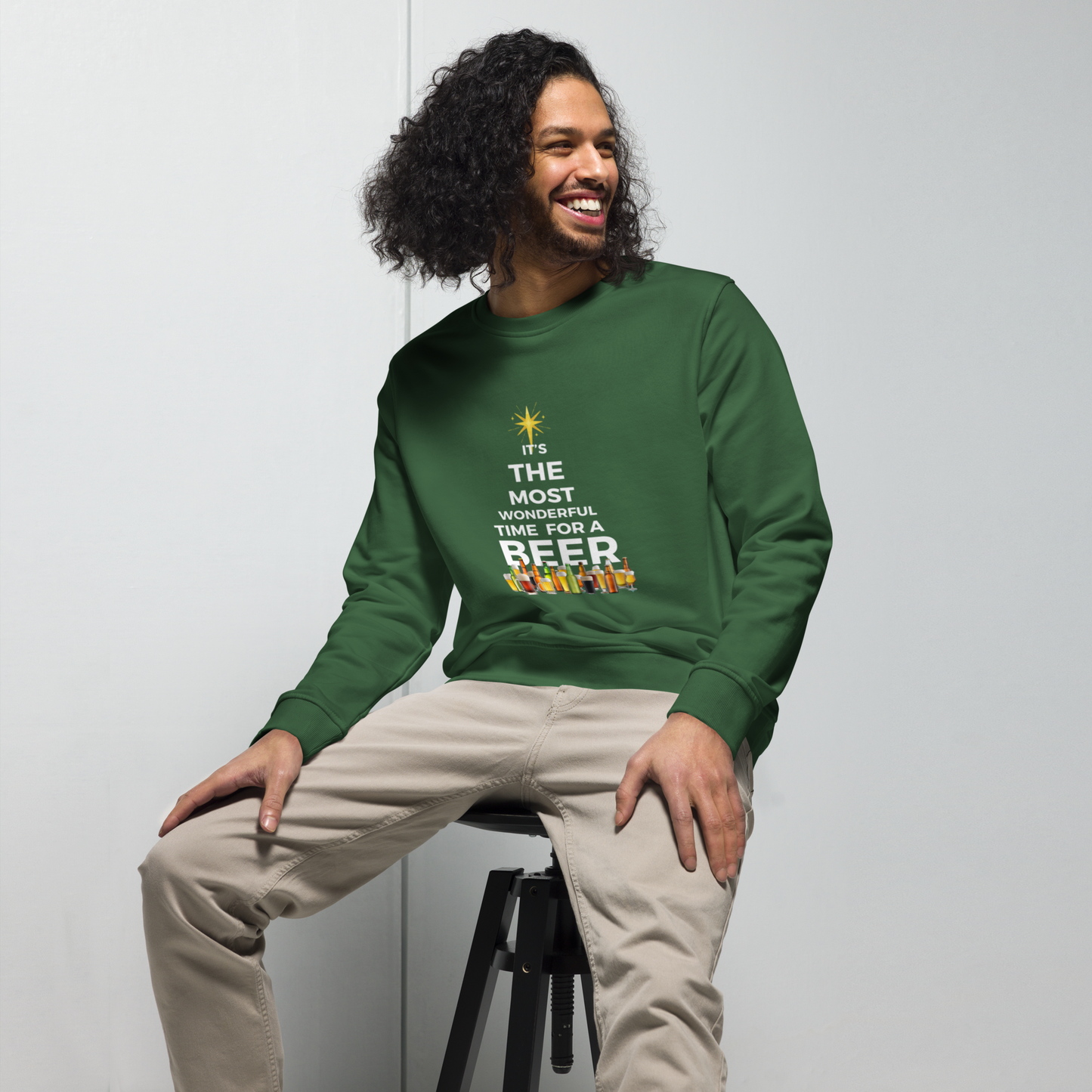 Unisex Organic Sweatshirt Christmas Sweatshirt Gift for Men and Women