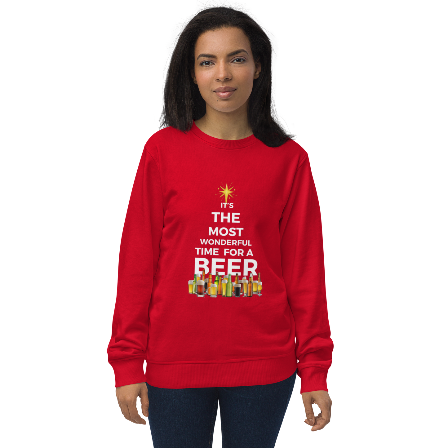 Unisex Organic Sweatshirt Christmas Sweatshirt Gift for Men and Women