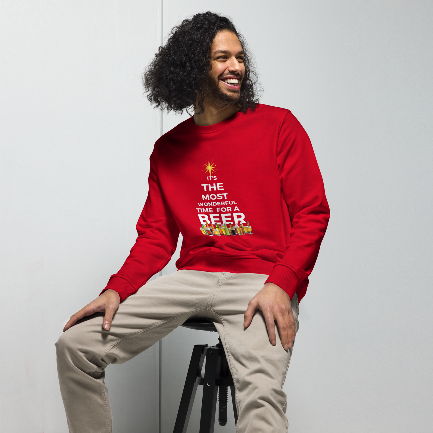 Unisex Organic Sweatshirt Christmas Sweatshirt Gift for Men and Women