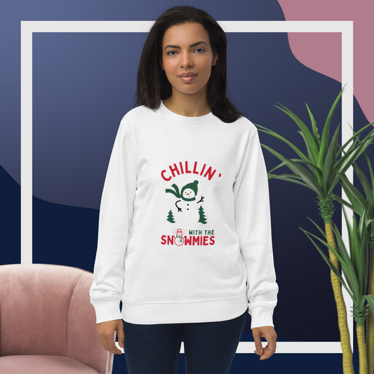 Unisex Organic Sweatshirt, Christmas Gift for Women