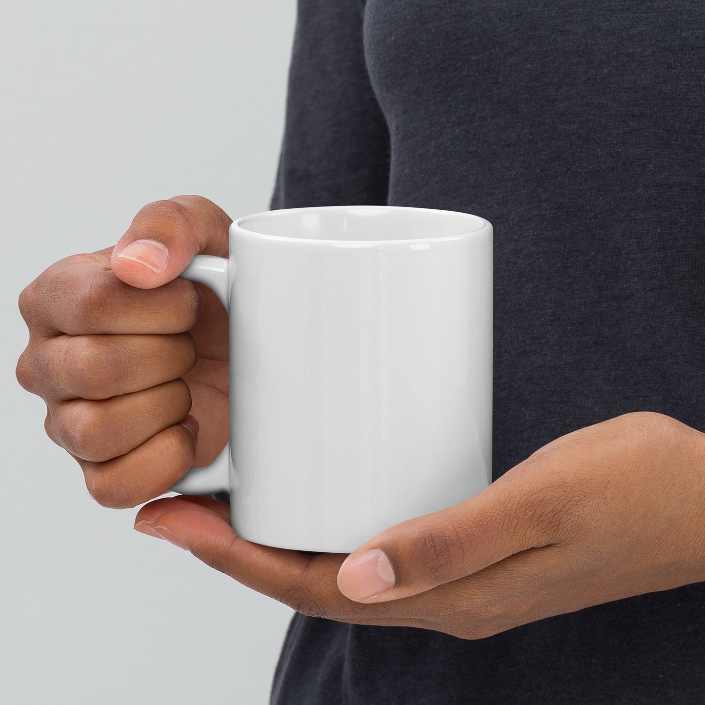 White Glossy Mug - A Perfect Christmas Gift for Mom