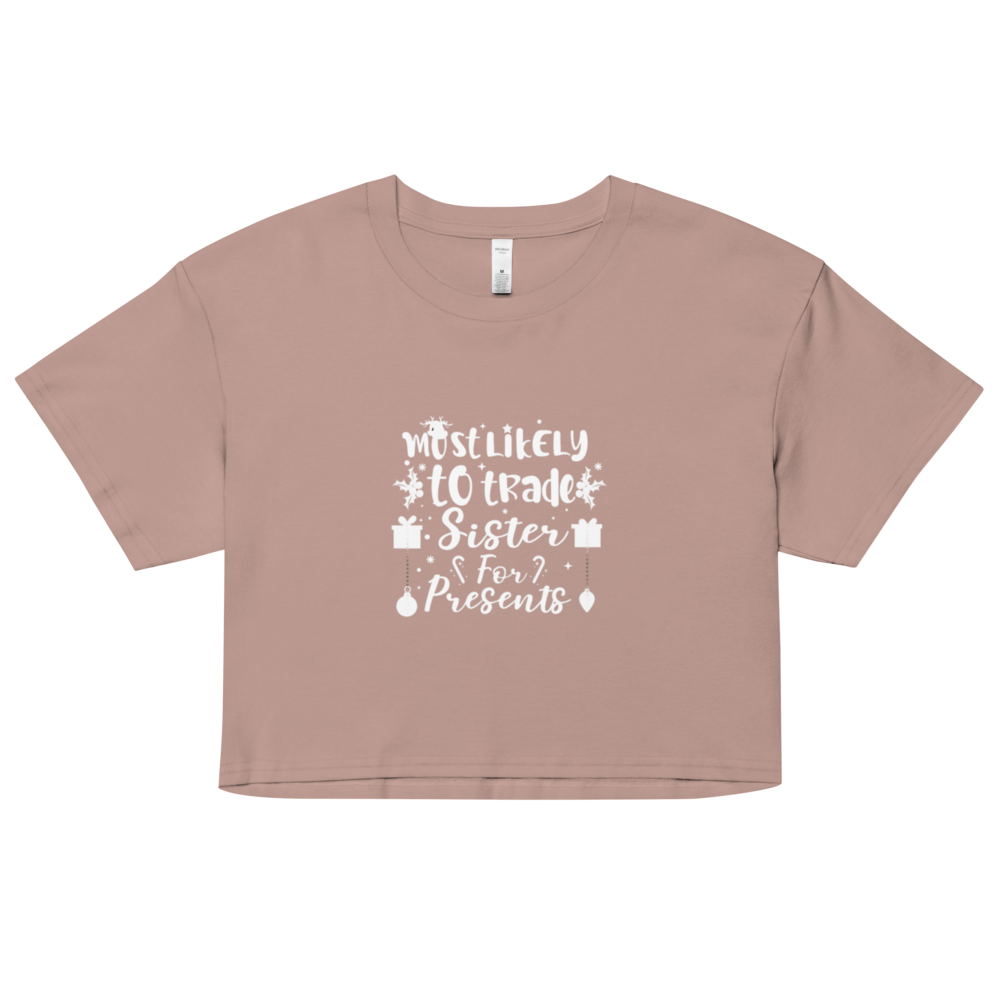 Women’s Crop Top - A Chic Christmas Gift for Your Sister