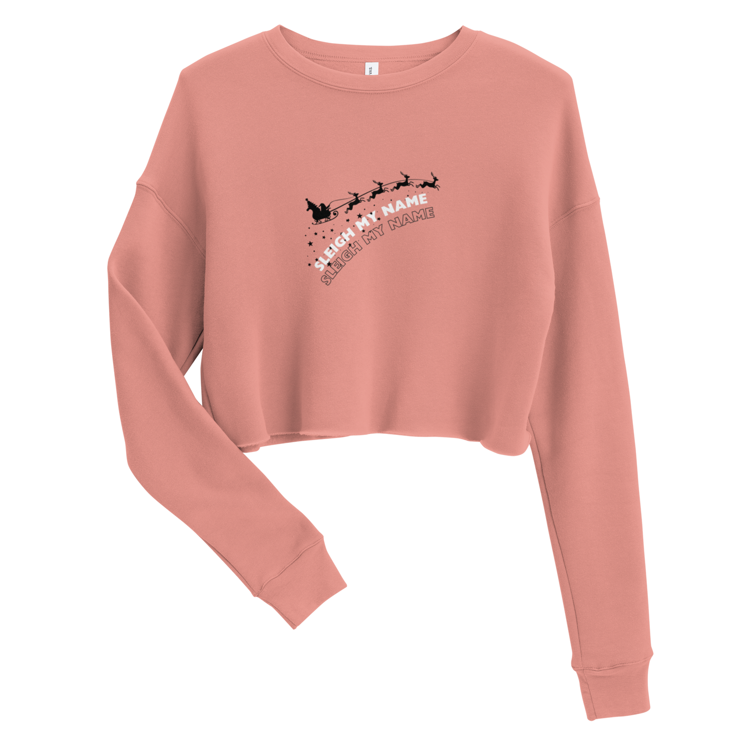 Fleece Crop Top Sweatshirt Christmas Gift for Women